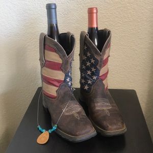 Lady Rebel Durango Patriotic Western Flag boots